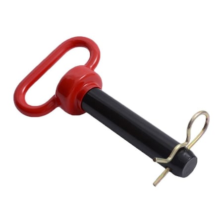 Heritage Industrial Hitch Pin Red Hd, 1" x 4-1/2", Clip HPR-1000-4500